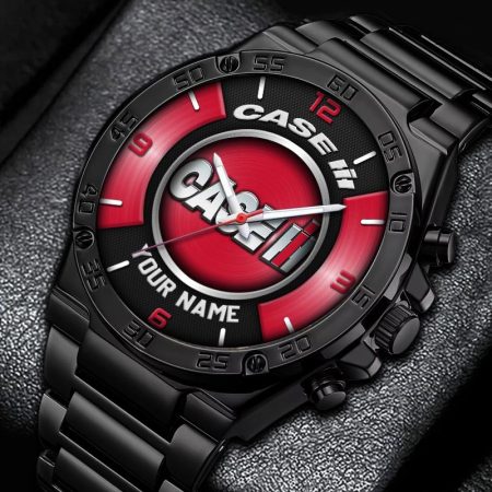 Case IH Tractor Personalized New Stainless Steel Hand Watch For Fans