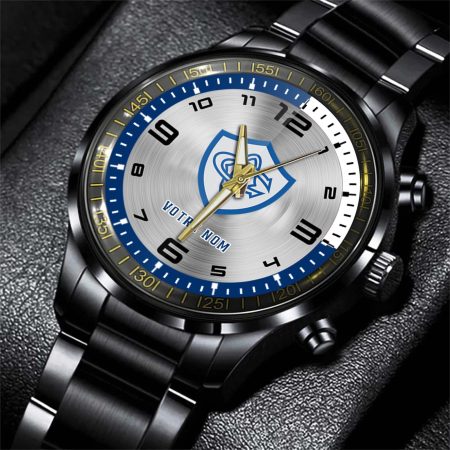 Castres Olympique Top 14 Personalized Black Stainless Steel Hand Watch For Fan
