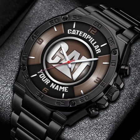Caterpillar Truck Personalized New Stainless Steel Hand Watch For Fans