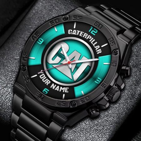 Caterpillar Truck Personalized New Stainless Steel Hand Watch For Fans