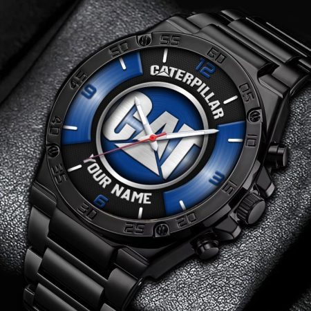Caterpillar Truck Personalized New Stainless Steel Hand Watch For Fans