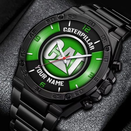 Caterpillar Truck Personalized New Stainless Steel Hand Watch For Fans