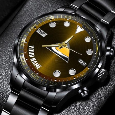 Challenger Tractor Personalized Black Hand Watch Gift For Fans
