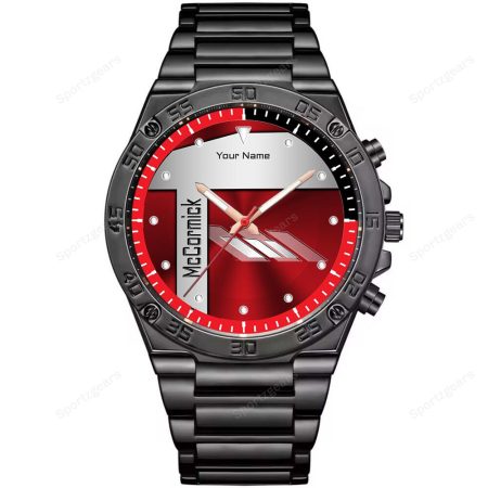 Challenger Tractor Personalized Black Hand Watch Gift For Fans