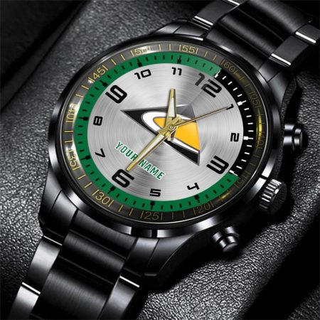 Challenger Tractor Personalized Black Stainless Steel Hand Watch For Fan