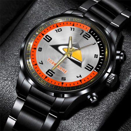 Challenger Tractor Personalized Black Stainless Steel Hand Watch For Fan