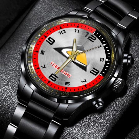 Challenger Tractor Personalized Black Stainless Steel Hand Watch For Fan