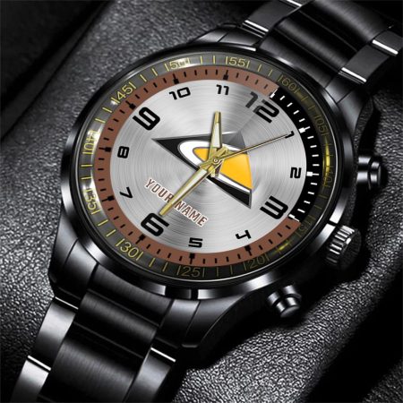 Challenger Tractor Personalized Black Stainless Steel Hand Watch For Fan