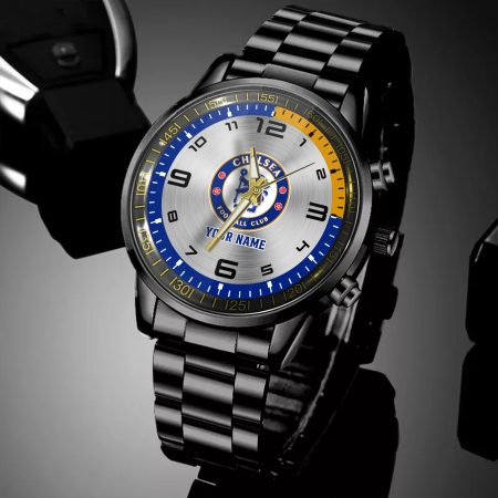 Chelsea EPL Personalized Black Hand Watch Gifts For Fans