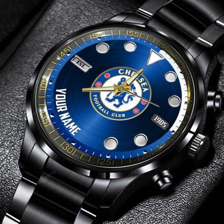 Chelsea EPL Personalized New Black Hand Watch Gift For Fans