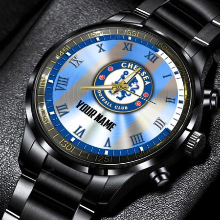 Chelsea EPL Personalized New Black Hand Watch Gift For Fans