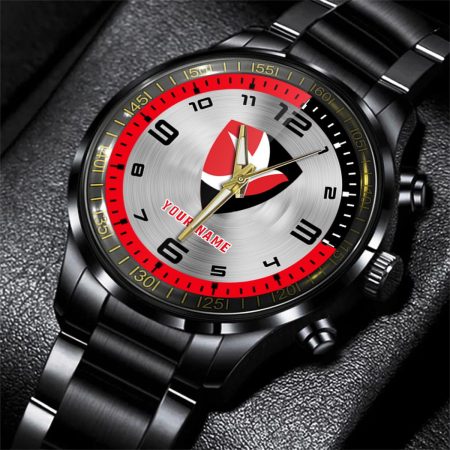 Cheltenham Town EFL Personalized Black Stainless Steel Hand Watch For Fan