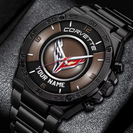 Chevrolet Corvette Truck Personalized New Stainless Steel Hand Watch For Fans