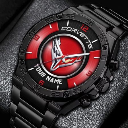 Chevrolet Corvette Truck Personalized New Stainless Steel Hand Watch For Fans