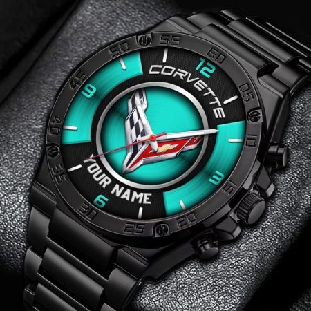 Chevrolet Corvette Truck Personalized New Stainless Steel Hand Watch For Fans