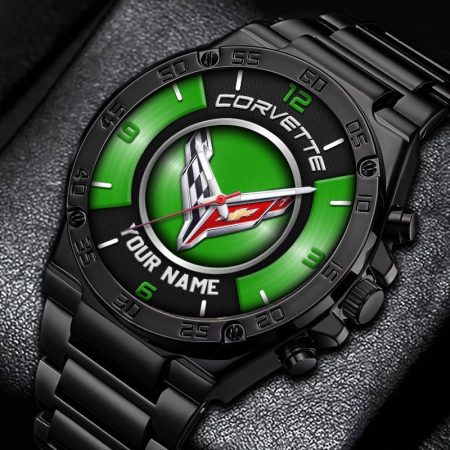Chevrolet Corvette Truck Personalized New Stainless Steel Hand Watch For Fans