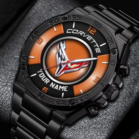 Chevrolet Corvette Truck Personalized New Stainless Steel Hand Watch For Fans