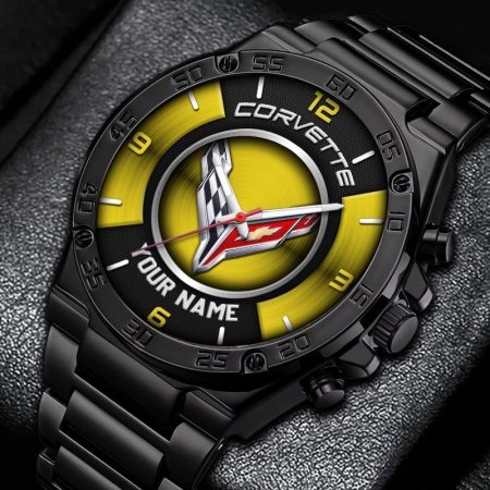 Chevrolet Corvette Truck Personalized New Stainless Steel Hand Watch For Fans