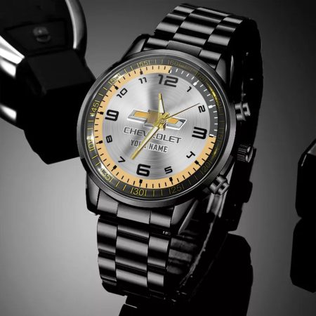 Chevrolet Trucks Brand Personalized Black Hand Watch Gifts For Fans