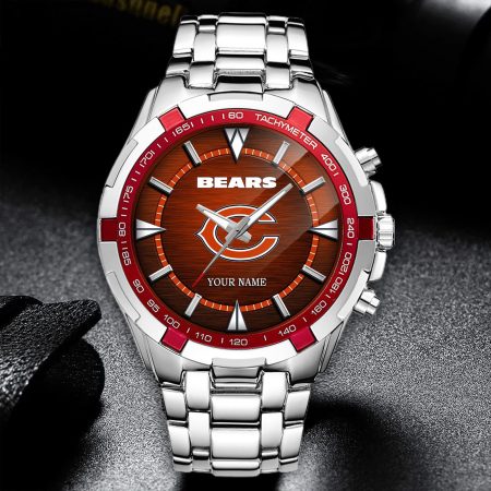 Chicago Bears NFL Alloy Men Quartz Watch Personalized Gift For Fan