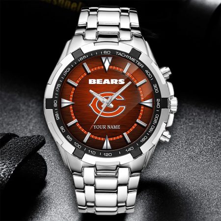 Chicago Bears NFL Alloy Men Quartz Watch Personalized Gift For Fan