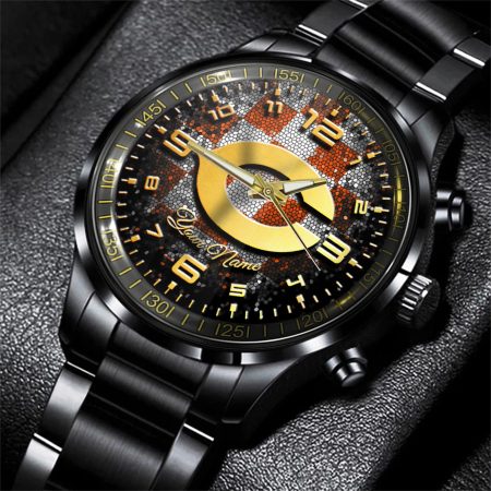 Chicago Bears NFL Personalized 3D Men Hand Watch Gift For Fans For Father