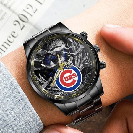 Chicago Cubs MLB Personalized Fashion 3D Men Hand Watch Gift For Fans For Father