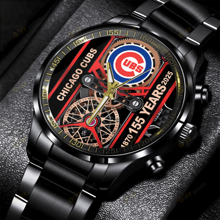 Chicago Cubs MLB Stainless Steel Watch Gift For Fan