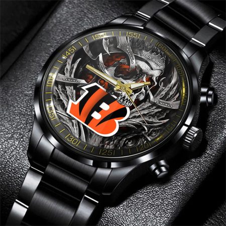Cincinnati Bengals NFL Men Hand Watch Personalized Gift For Fans