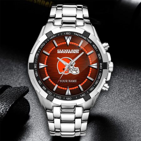 Cleveland Browns NFL Alloy Men Quartz Watch Personalized Gift For Fan