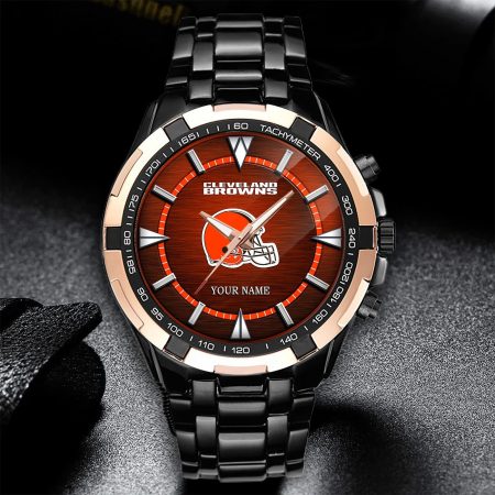 Cleveland Browns NFL Alloy Men Quartz Watch Personalized Gift For Fan