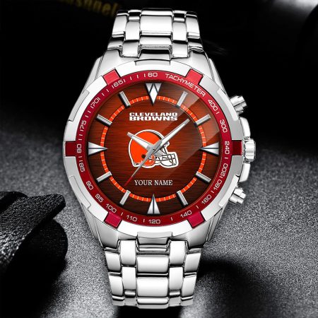 Cleveland Browns NFL Alloy Men Quartz Watch Personalized Gift For Fan