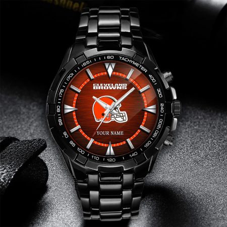 Cleveland Browns NFL Alloy Men Quartz Watch Personalized Gift For Fan