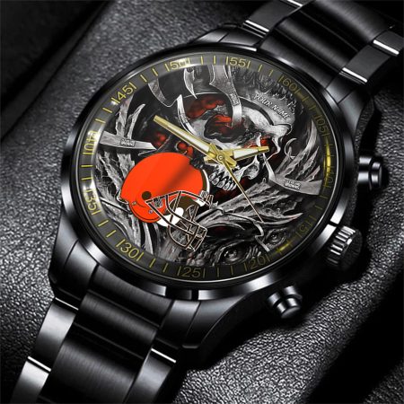 Cleveland Browns NFL Men Hand Watch Personalized Gift For Fans