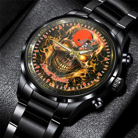 Cleveland Browns NFL Men Hand Watch Personalized Gift For Fans