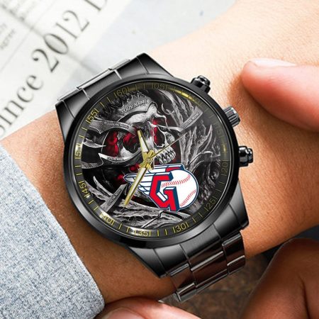 Cleveland Guardians MLB Personalized Fashion 3D Men Hand Watch Gift For Fans For Father