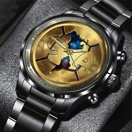Club América Liga MX Black Stainless Steel Watch – Gift For Fan