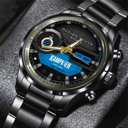 Club Brugge K.V. JPL Black Stainless Steel Watch Gift For Fan