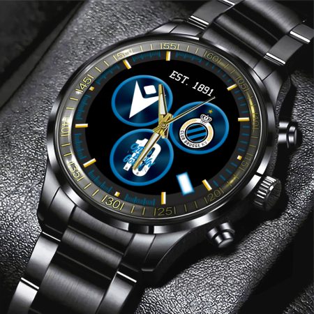 Club Brugge K.V. JPL Black Stainless Steel Watch Gift For Fan