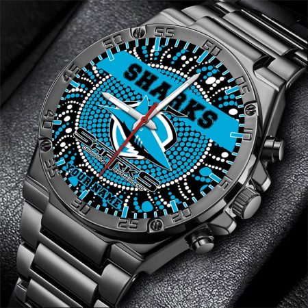 Cronulla Sutherland Sharks NRL Mode Personalized Watch Men Gift For Fans