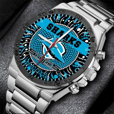 Cronulla Sutherland Sharks NRL Mode Personalized Watch Men Gift For Fans