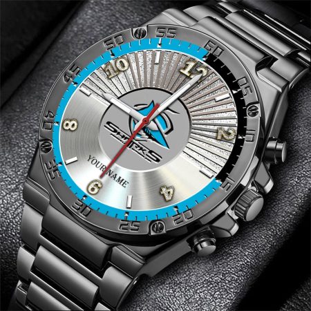 Cronulla Sutherland Sharks NRL New Personalized Watch Men Gift For Fans