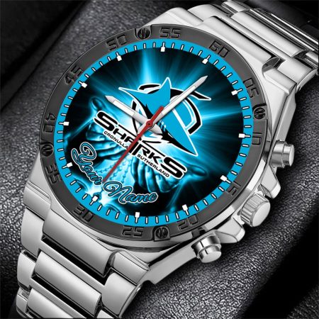 Cronulla Sutherland Sharks NRL New Style Personalized Watch Men Gift For Fans