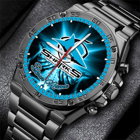 Cronulla Sutherland Sharks NRL New Style Personalized Watch Men Gift For Fans