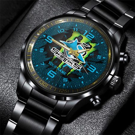 Cronulla Sutherland Sharks NRL Personalized Style 3D Men Hand Watch Gift For Fans