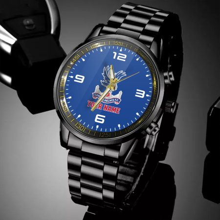 Crystal Palace EPL Personalized Black Hand Watch Gifts For Fans