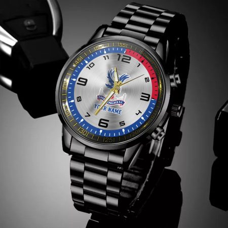Crystal Palace EPL Personalized Black Hand Watch Gifts For Fans
