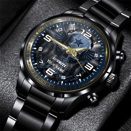 Dallas Cowboys NFL Personalized 3D Men Hand Watch Gift For Fans For Father