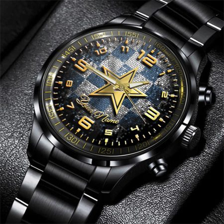 Dallas Cowboys NFL Personalized 3D Men Hand Watch Gift For Fans For Father