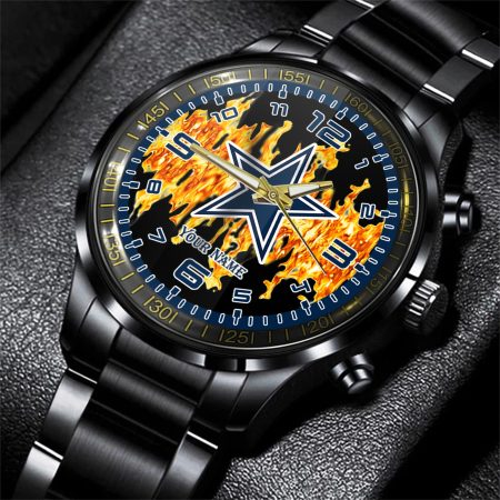 Dallas Cowboys NFL Personalized 3D Men Hand Watch Gift For Fans For Father
